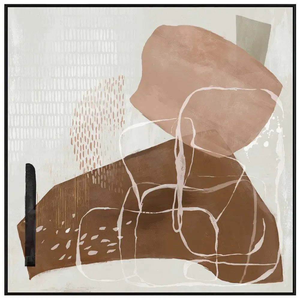 Henri Wall Art in Tan