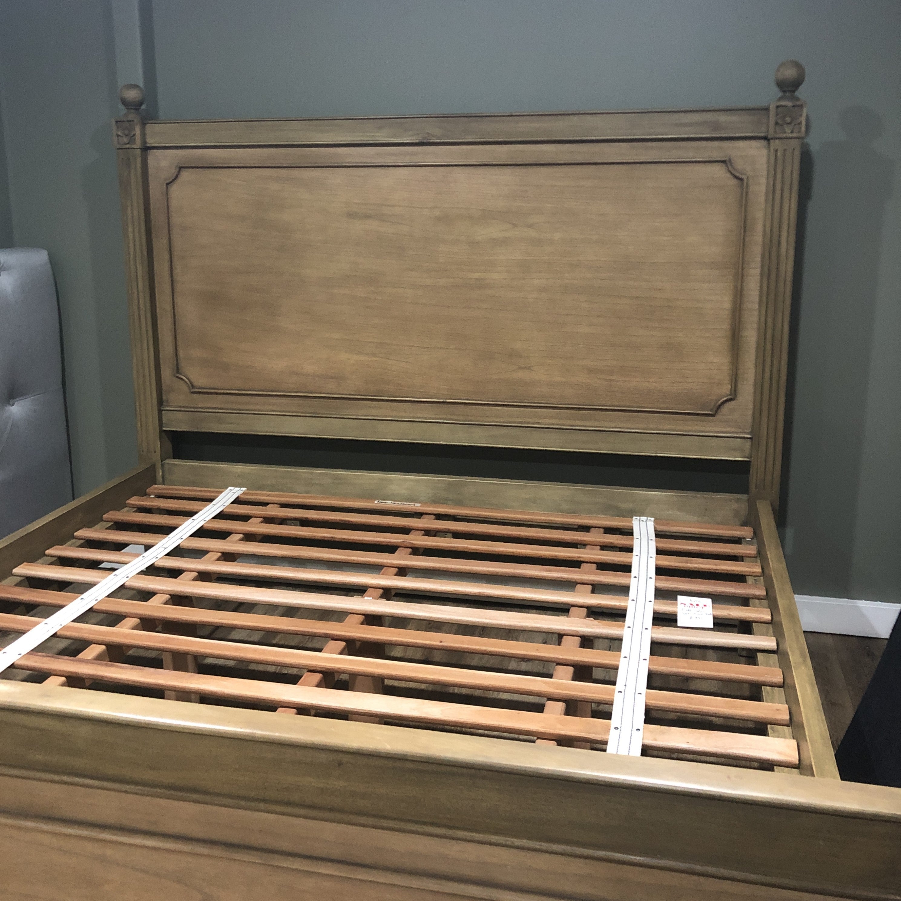 King Size Pitcairn Bed in Weathered Oak - Clearance