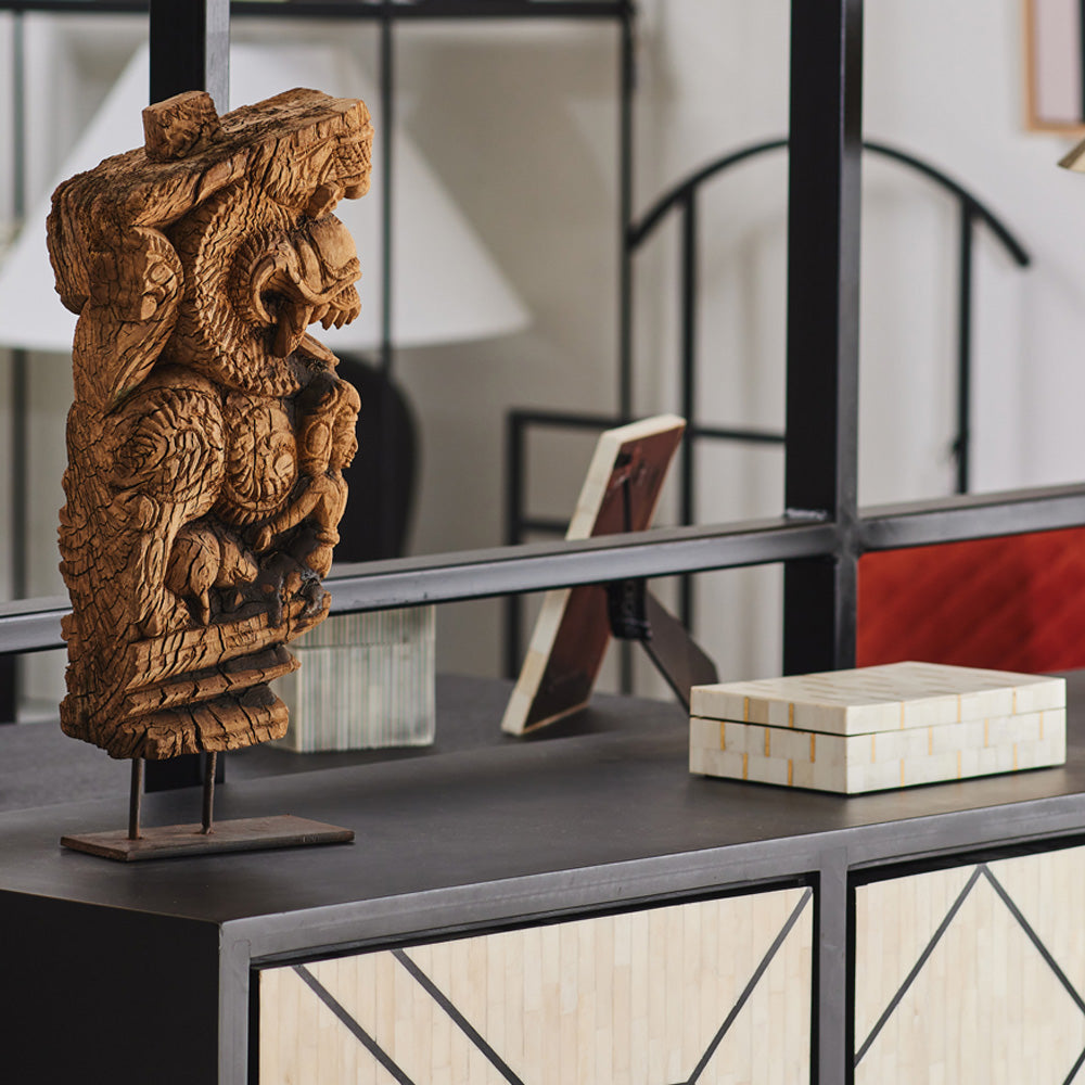 Koriva Dragon Carving in Wood