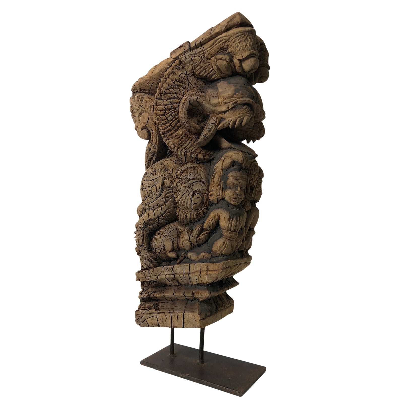 Koriva Dragon Carving in Wood