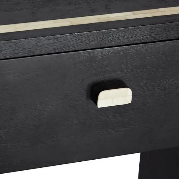 Wren Bone Inlay Bedside Table