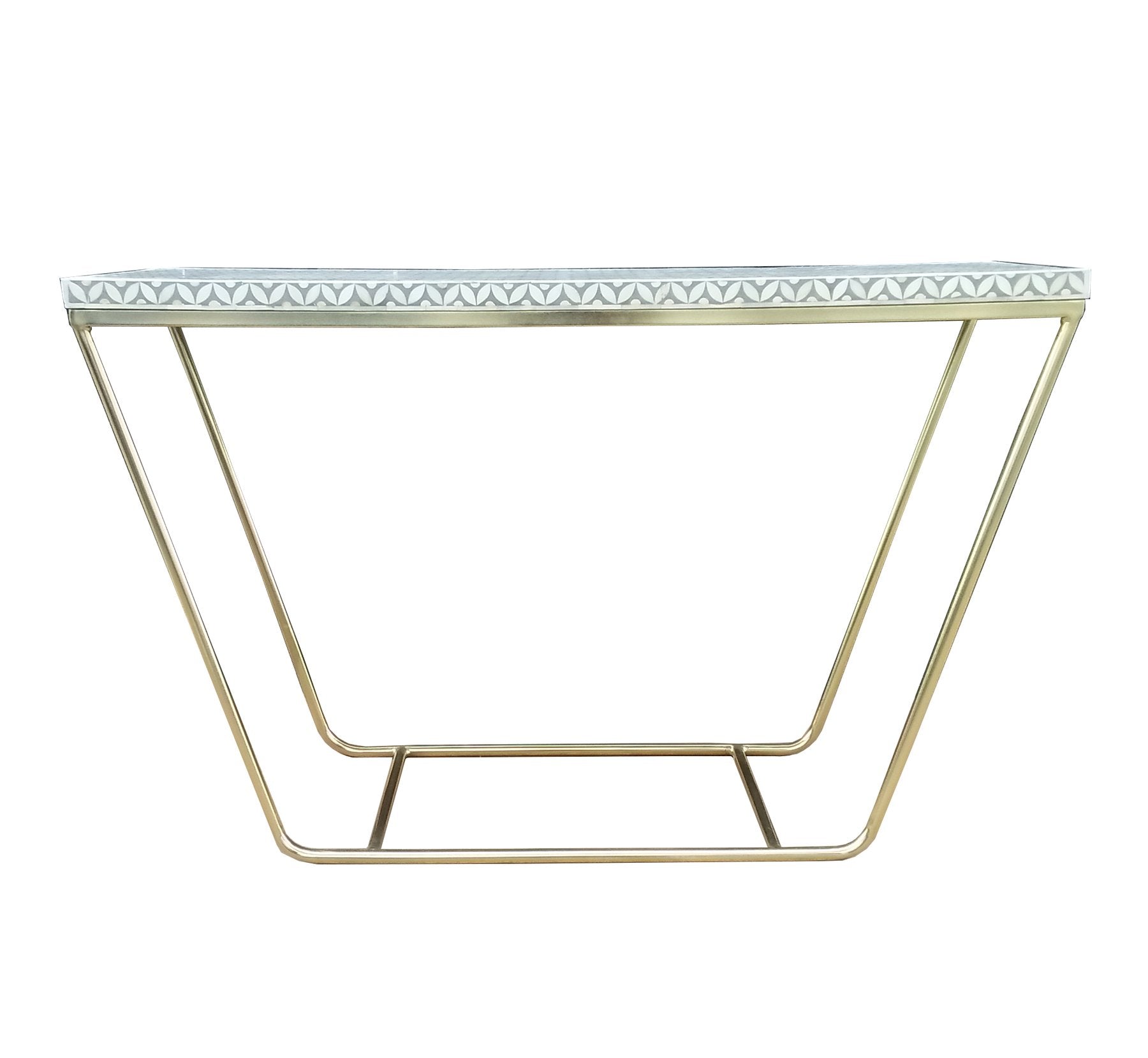 Rachida Bone Inlay Console in Celtic/Grey