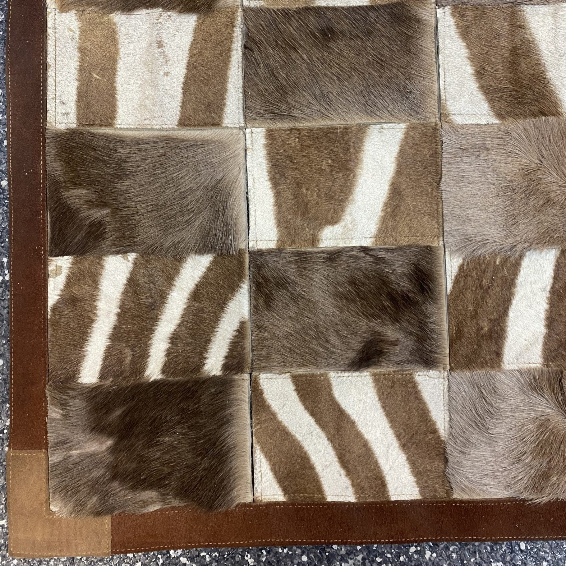 Blesbok & Zebra Hide Rug
