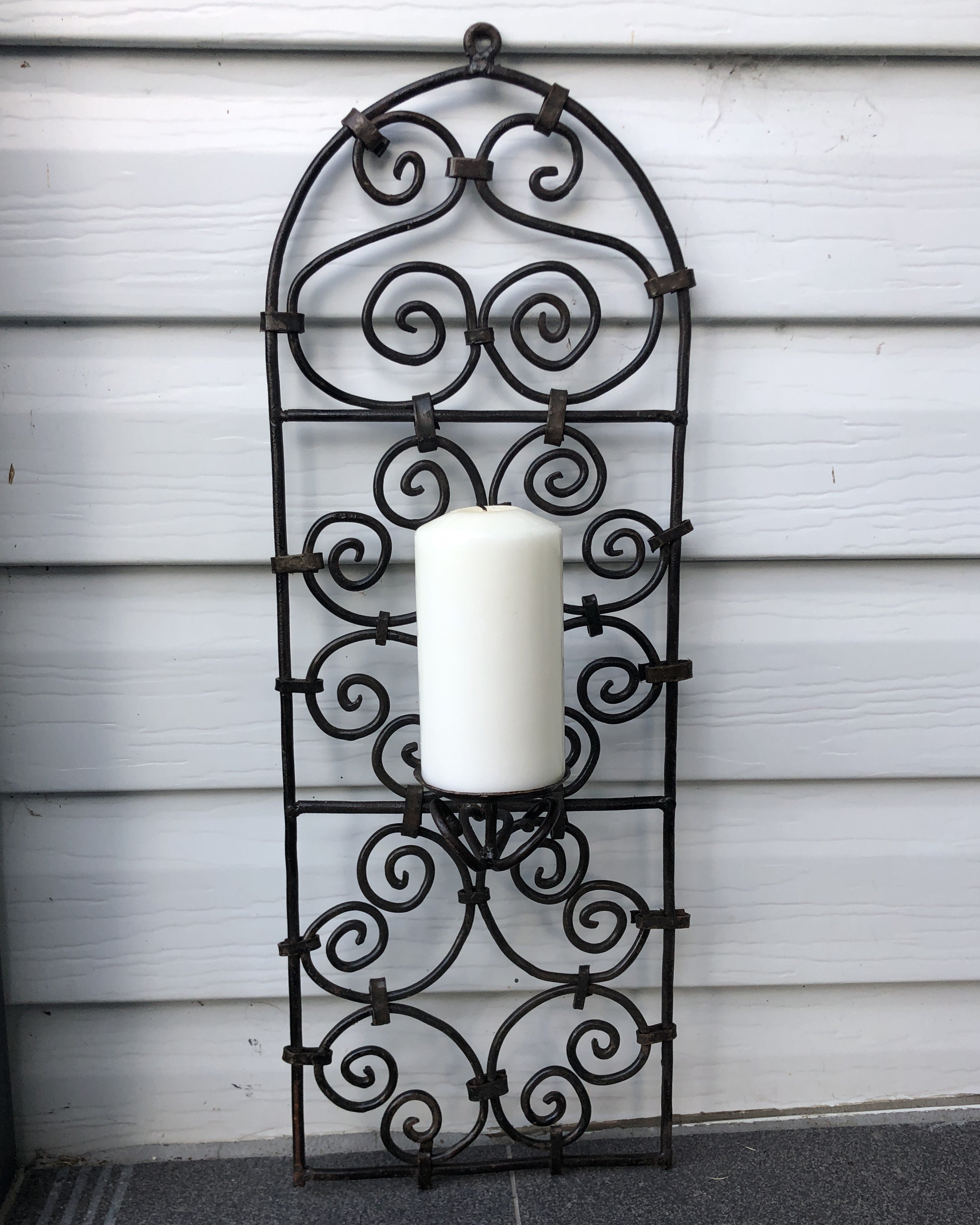 Moroccan Ironwork Wall Candle Holder