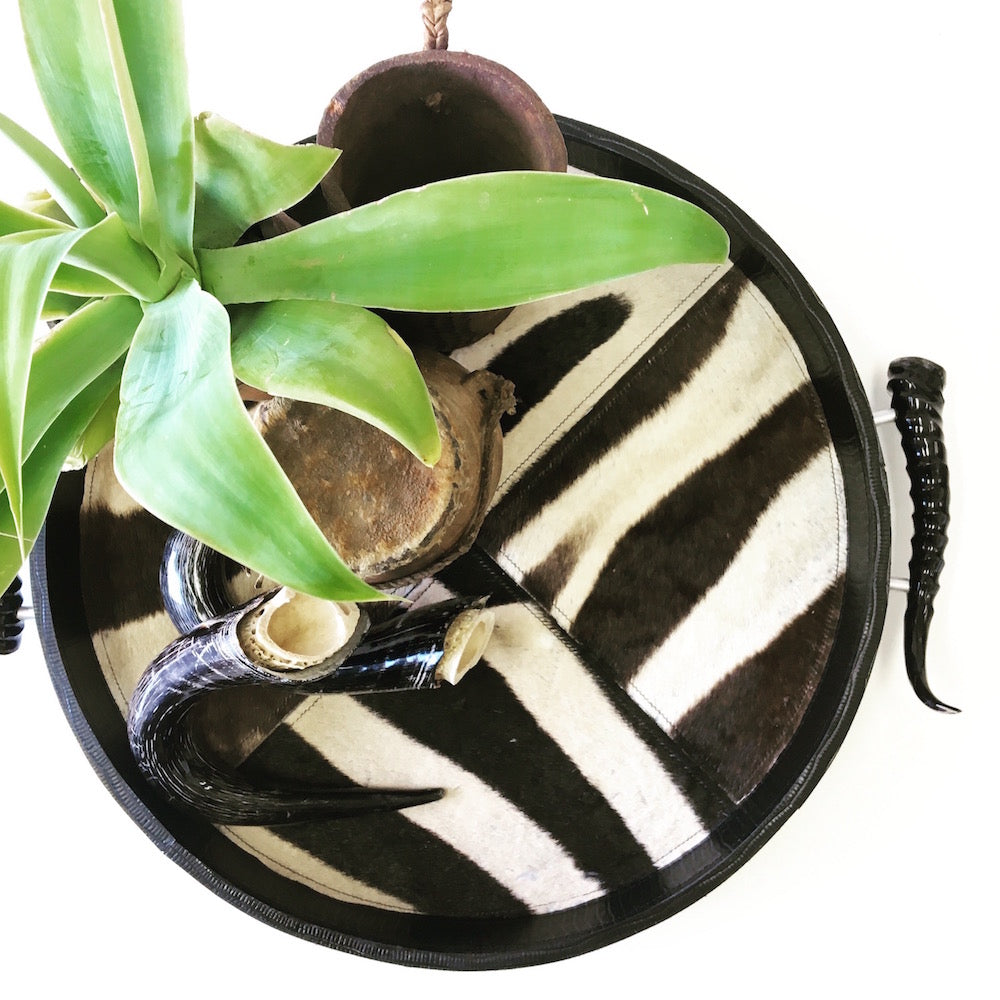 Zebra Hide Tray