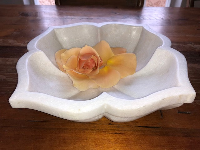Petal Marble Mandala Bowl