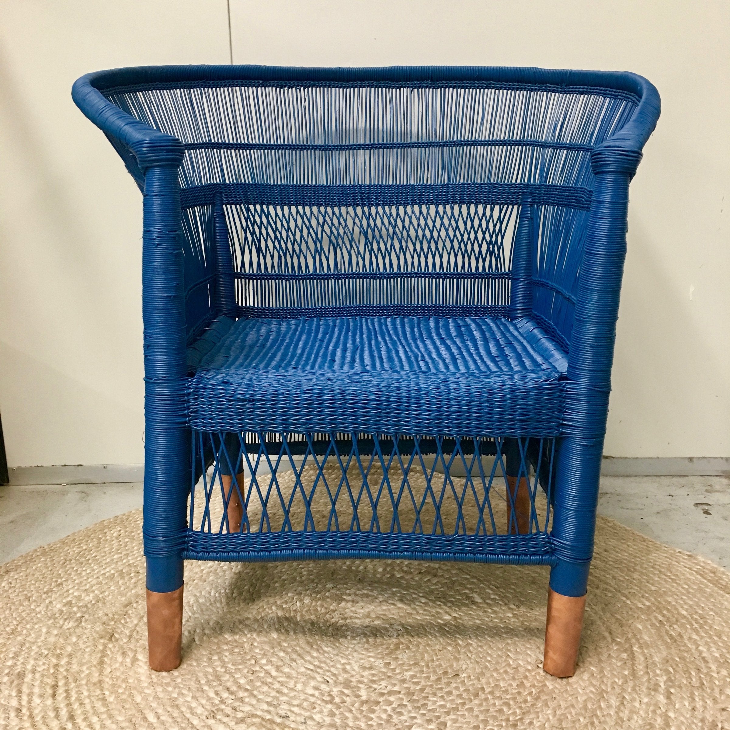 Genuine Malawi Chair with Brass Feet
