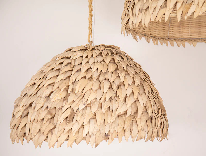 Coconut Thin Dome Pendant Light