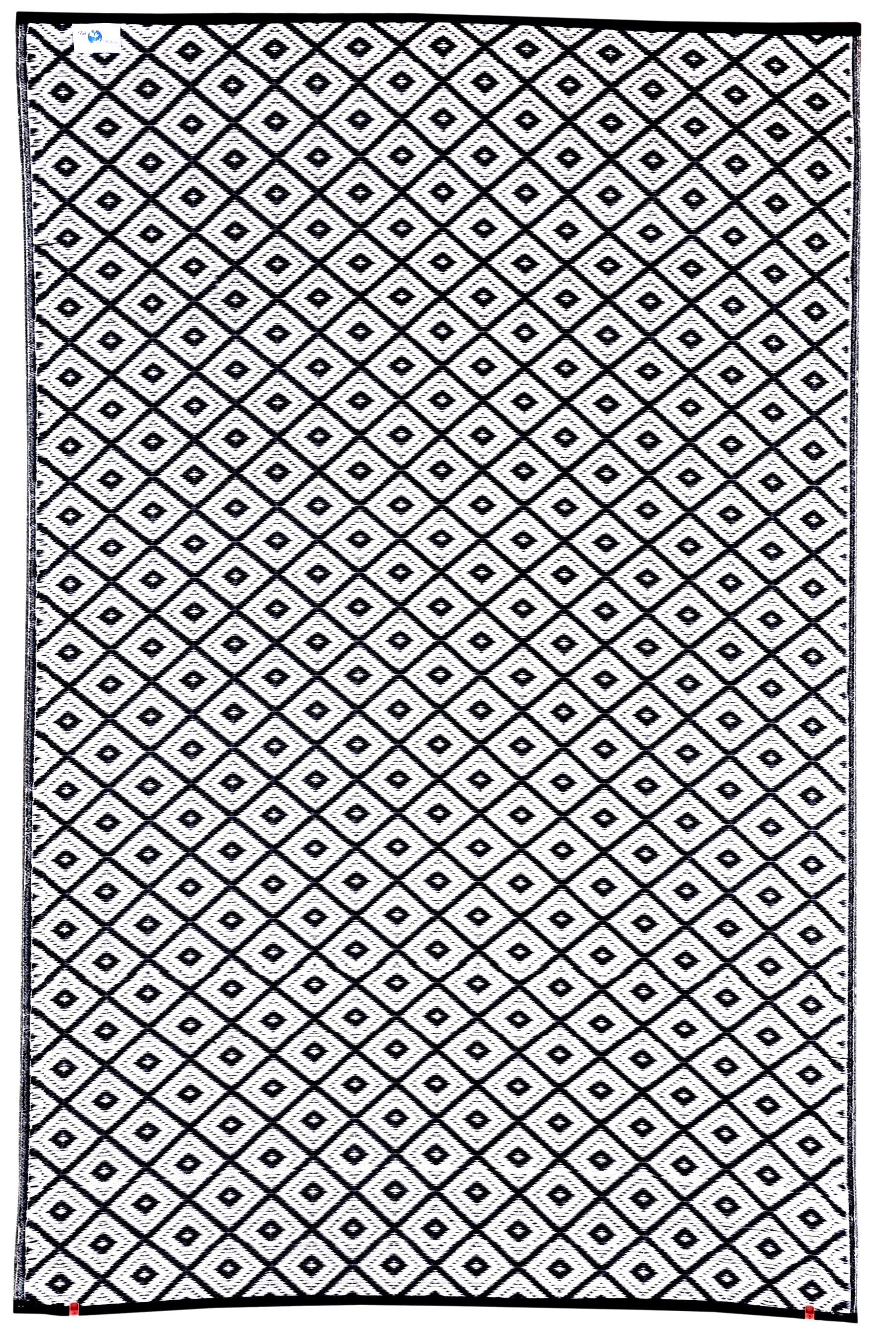 Kimberley Black Plastic Rug