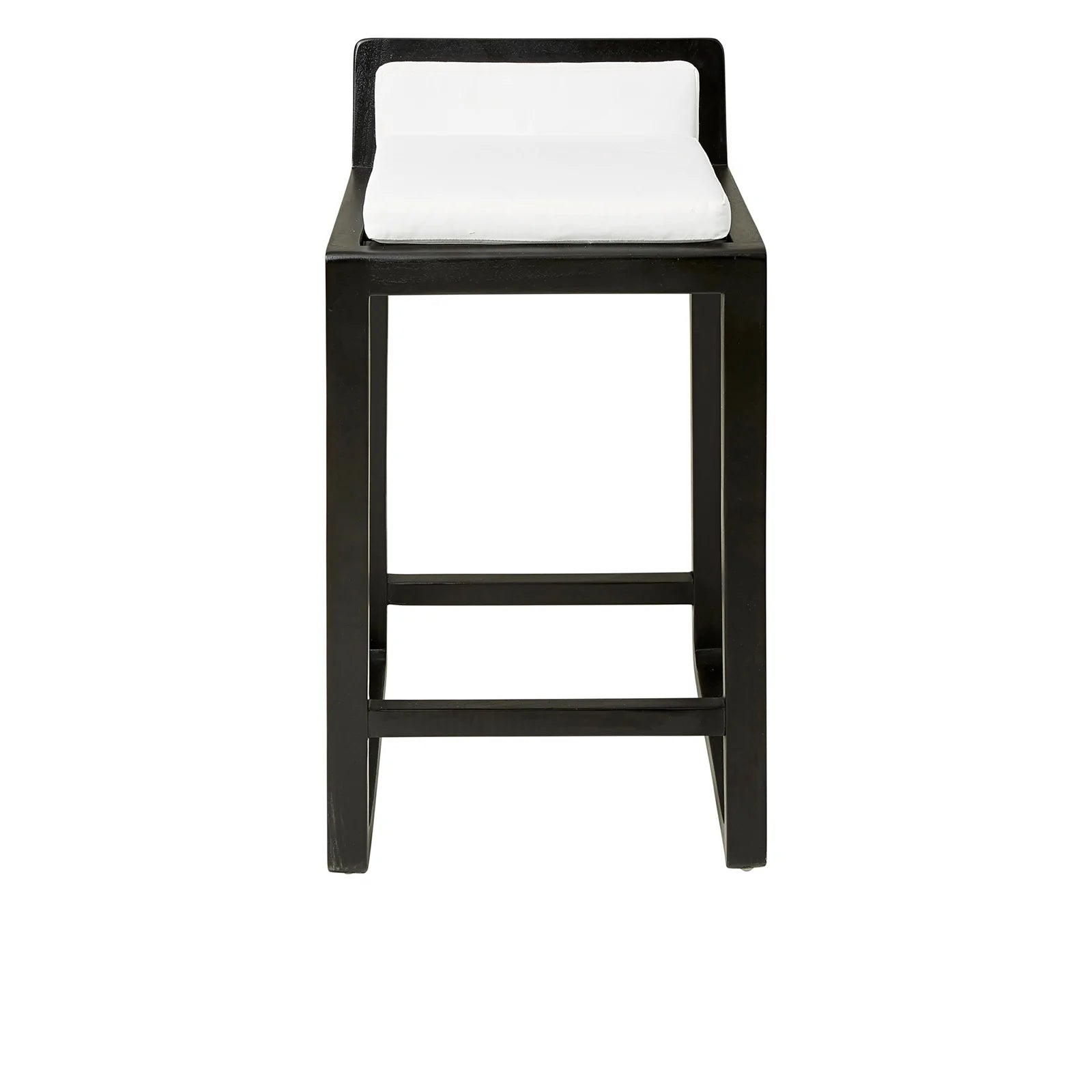 Balmoral Teak Outdoor Bar Stool in Black