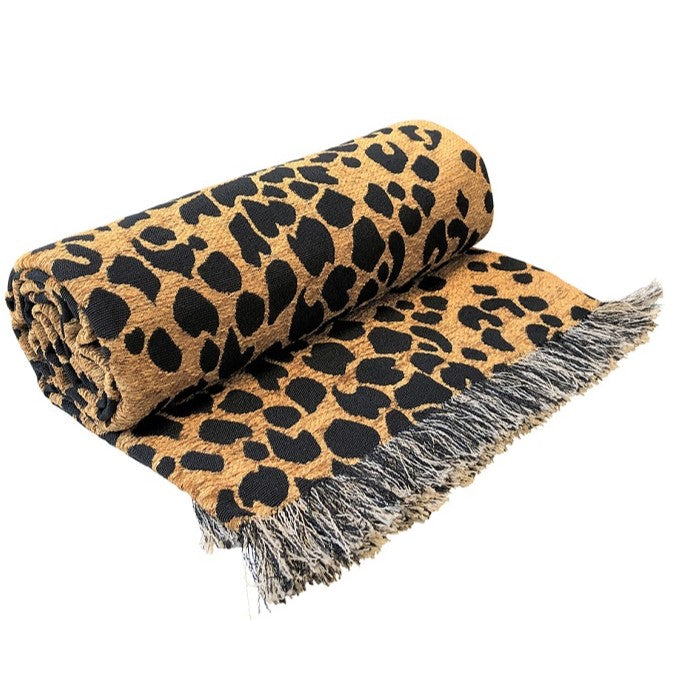 Leopard Print Throw