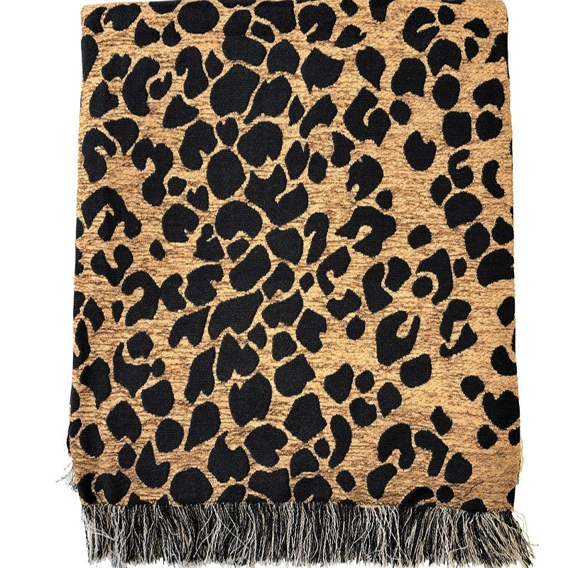 Leopard Print Throw