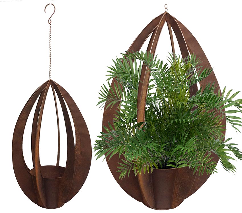Rustic Hanging Planter - Large