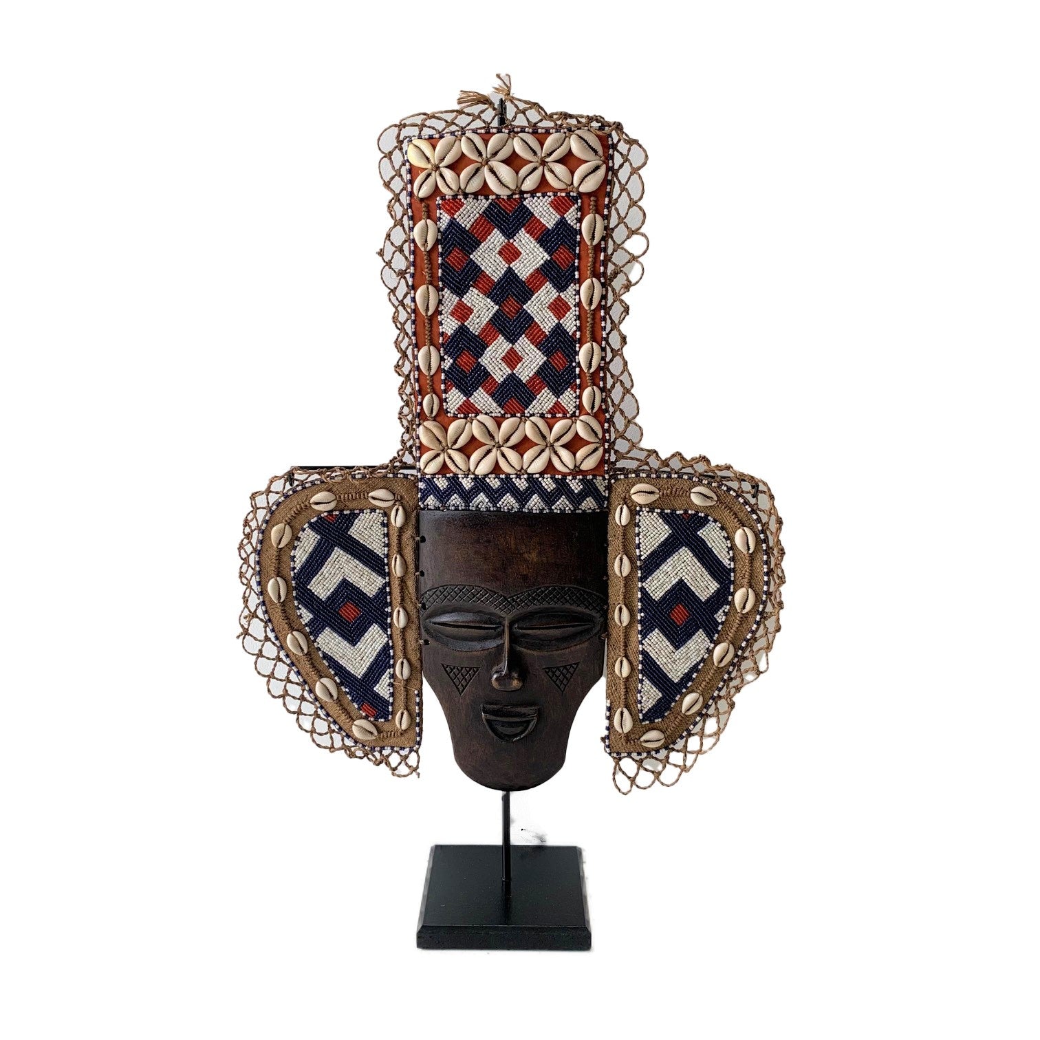 Lele Flat Beaded Mask