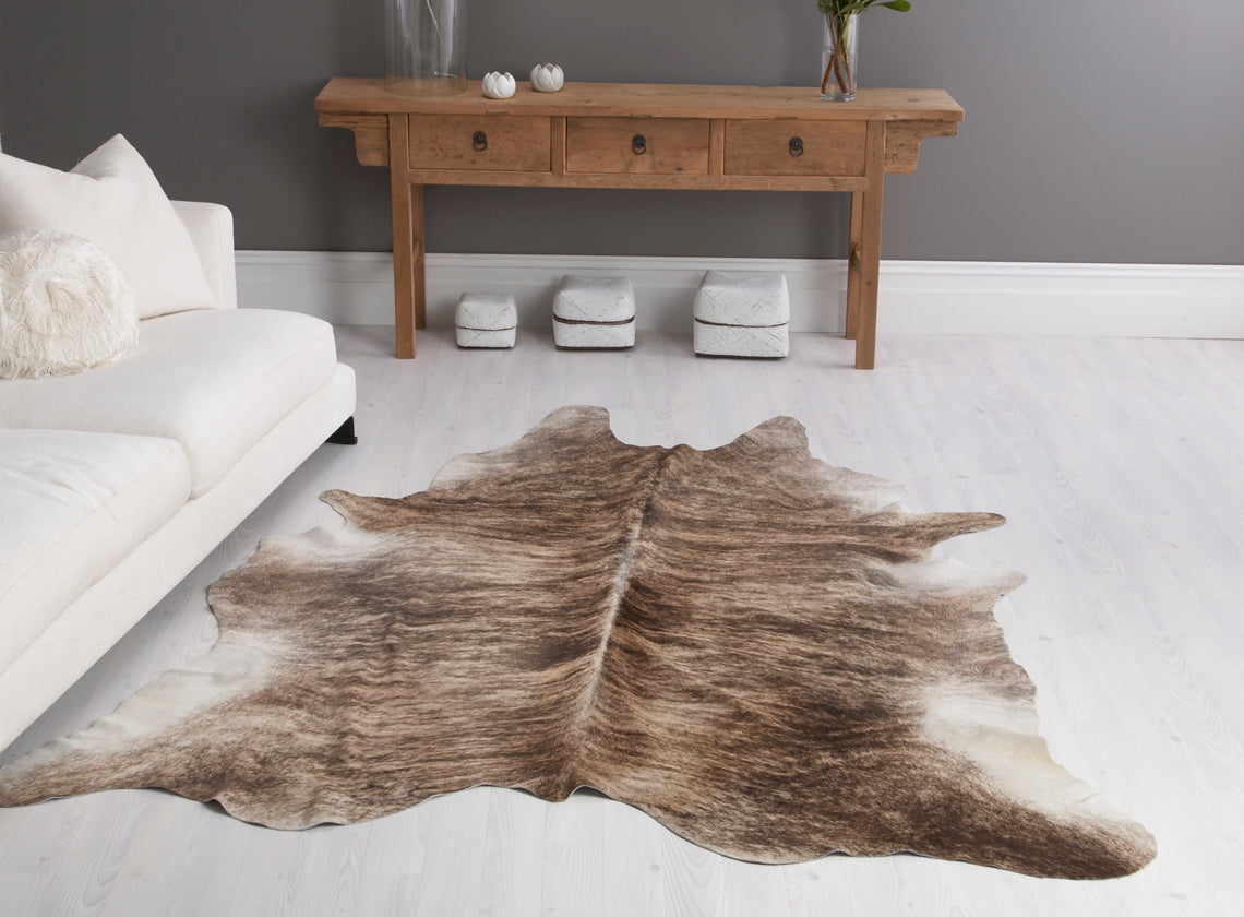 Light Exotic Cow Hide Rug