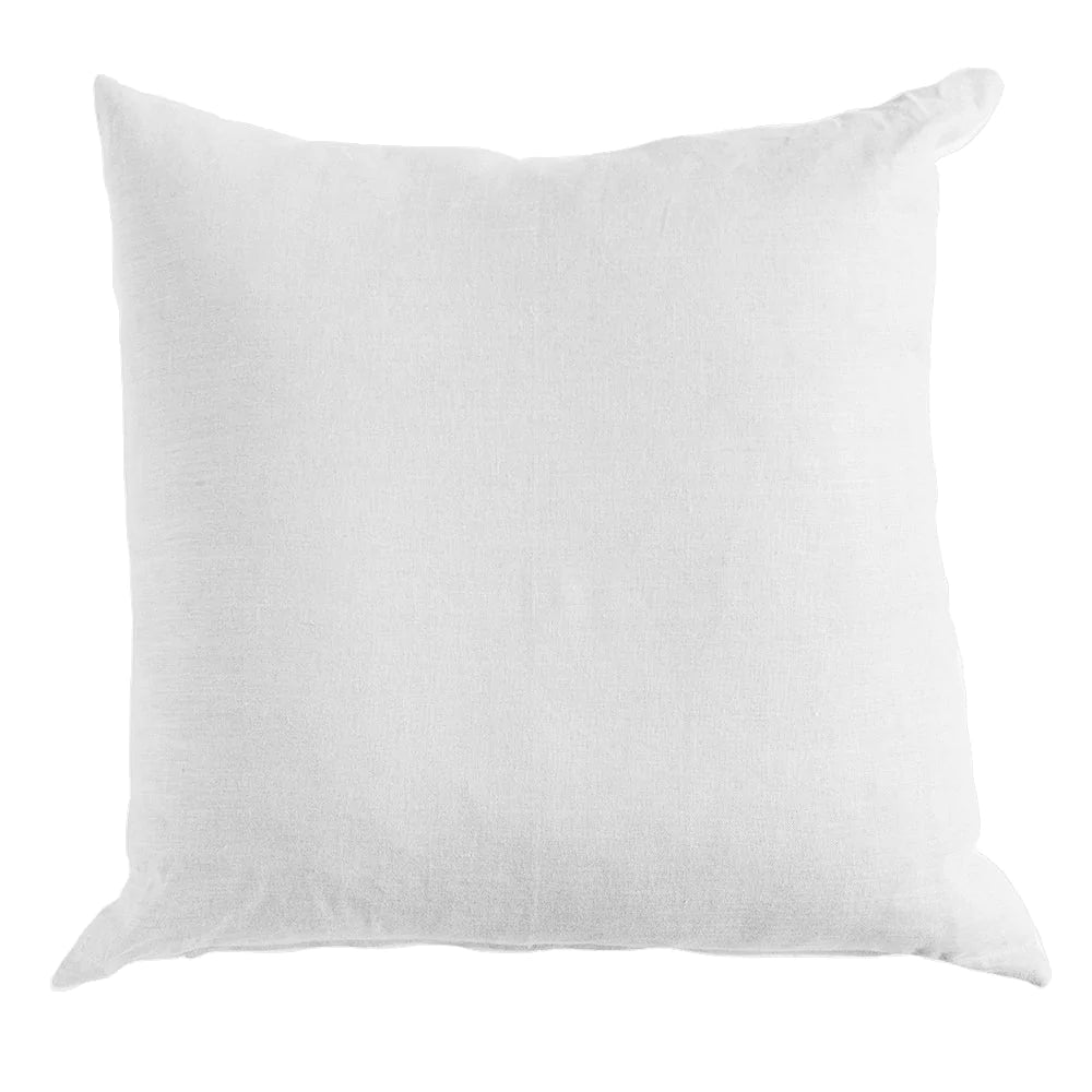Linen Reversible Lounge Cushion in White & Black