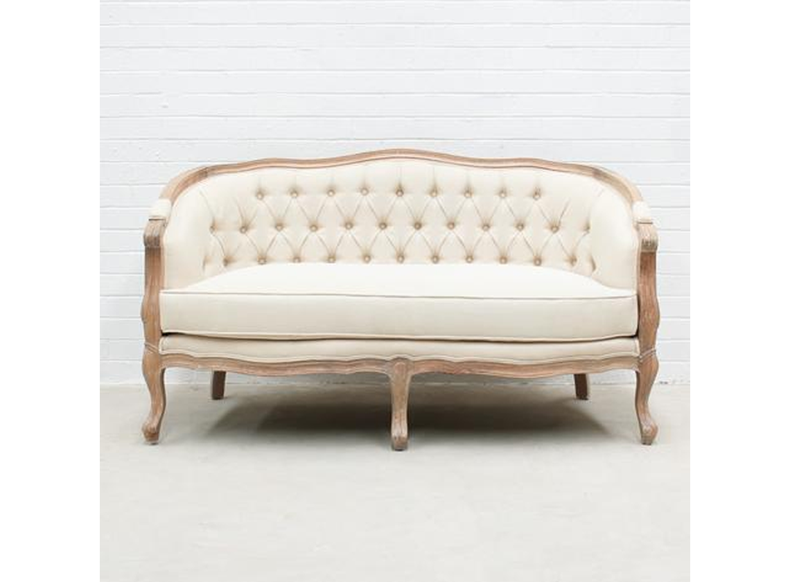 Love Sofa in Weathered Oak