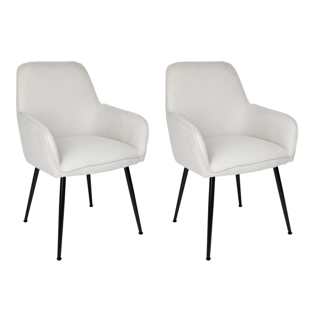 Lula Dining Chair in Natural - Set of Two