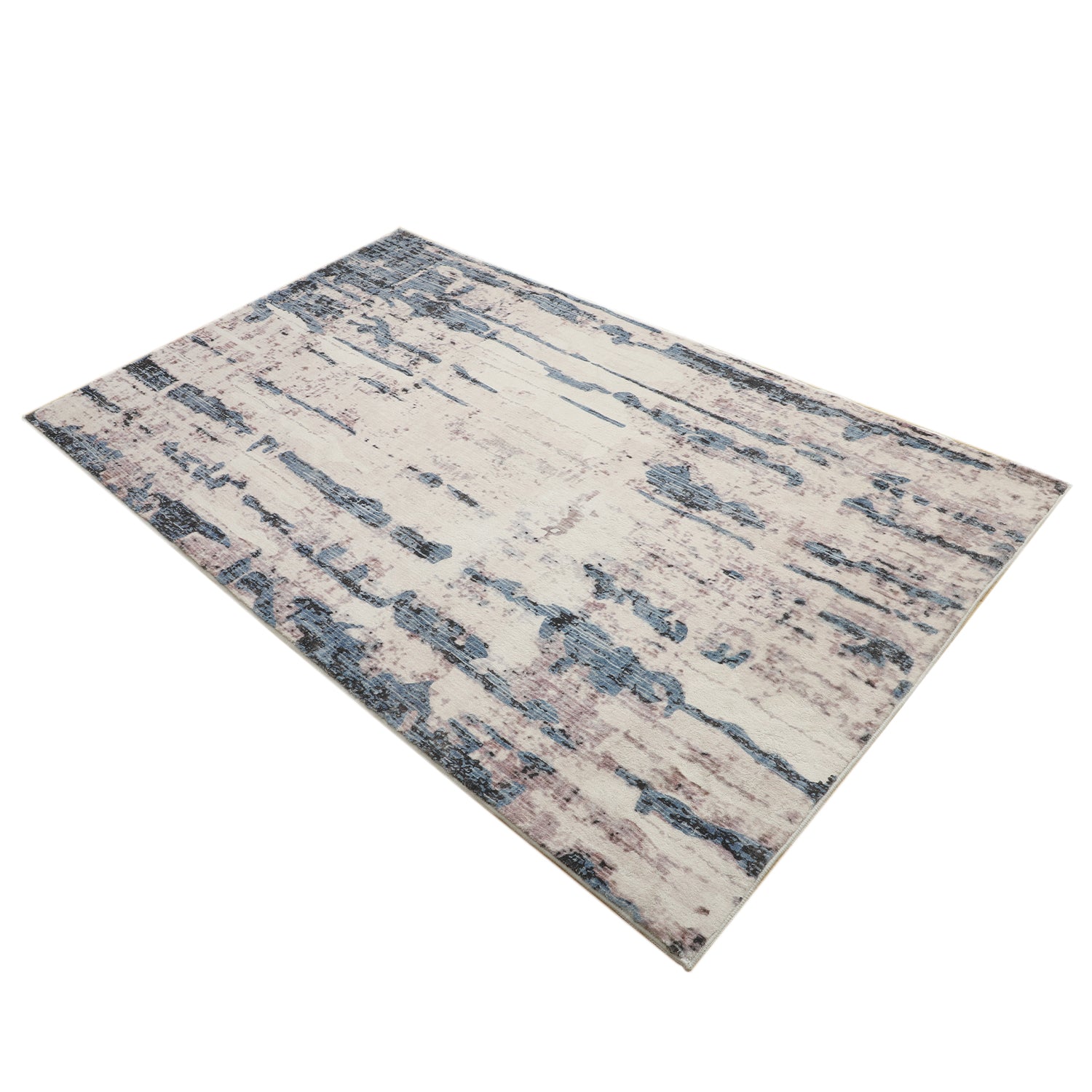 Anini Machine Washable Rug in Blue