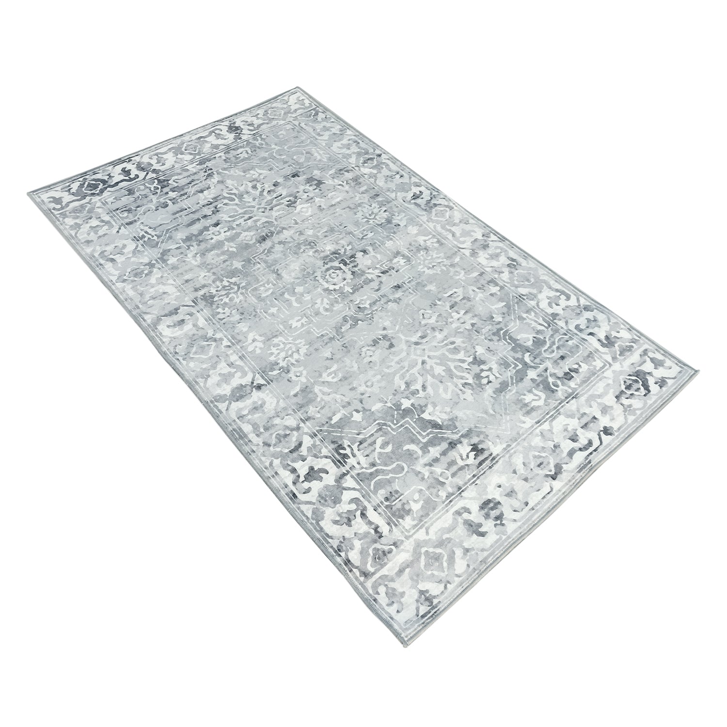 Shay Machine Washable Rug in Grey