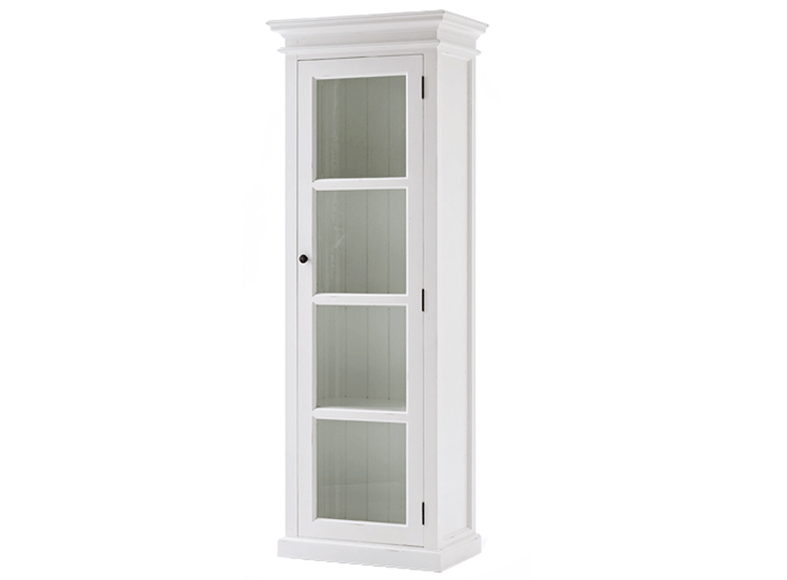 Maine Single Vitrine in White