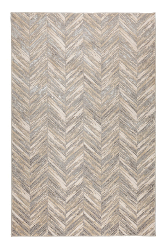 Makrana Distressed Rug in Grey