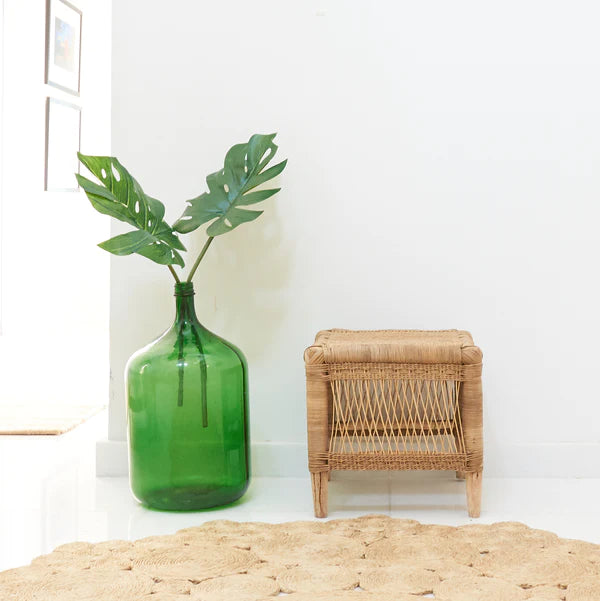 Malawi Open Weave Square Side Table