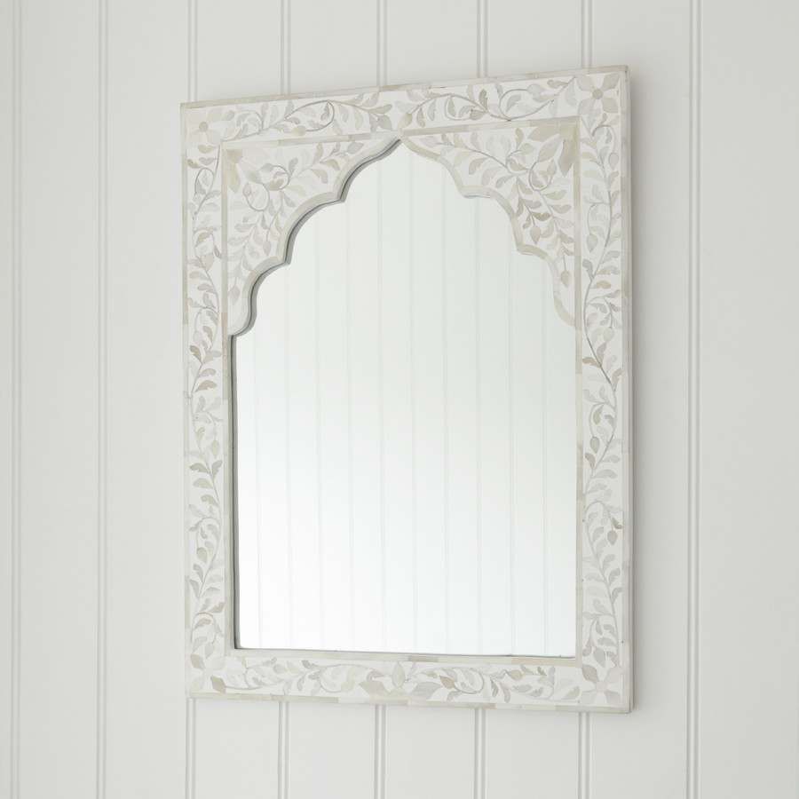 Mandir Bone Inlay Mirror