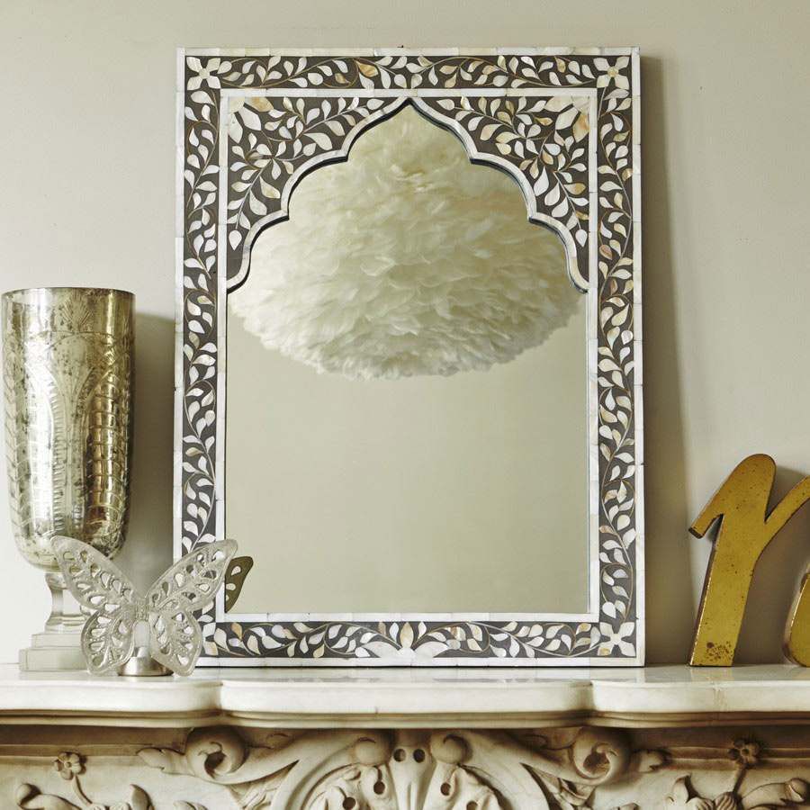 Mandir Mother of Pearl Mirror