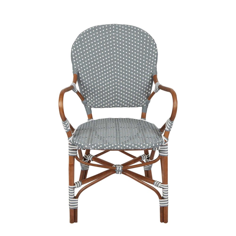 Mattise Rattan Chair in Grey