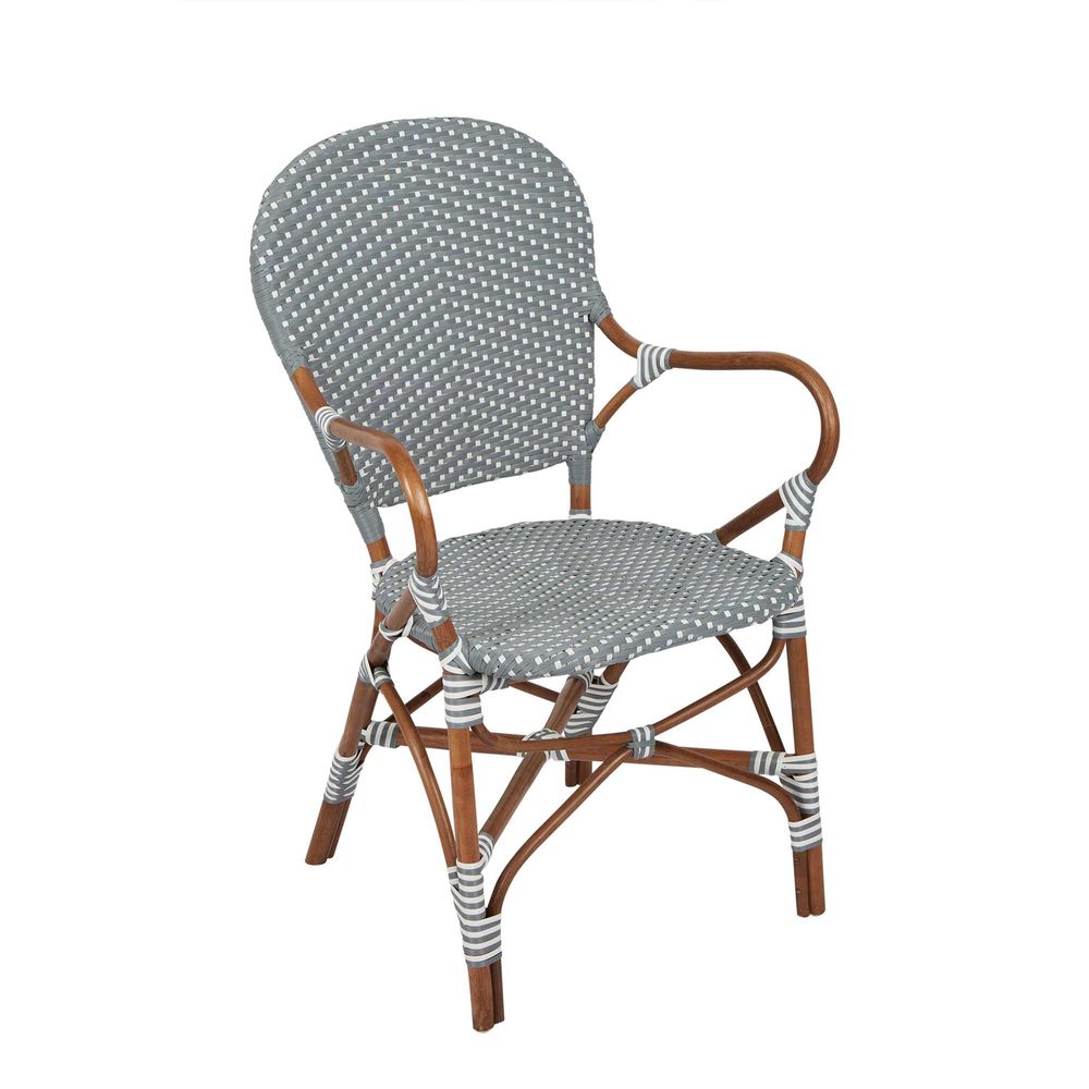 Mattise Rattan Chair in Grey
