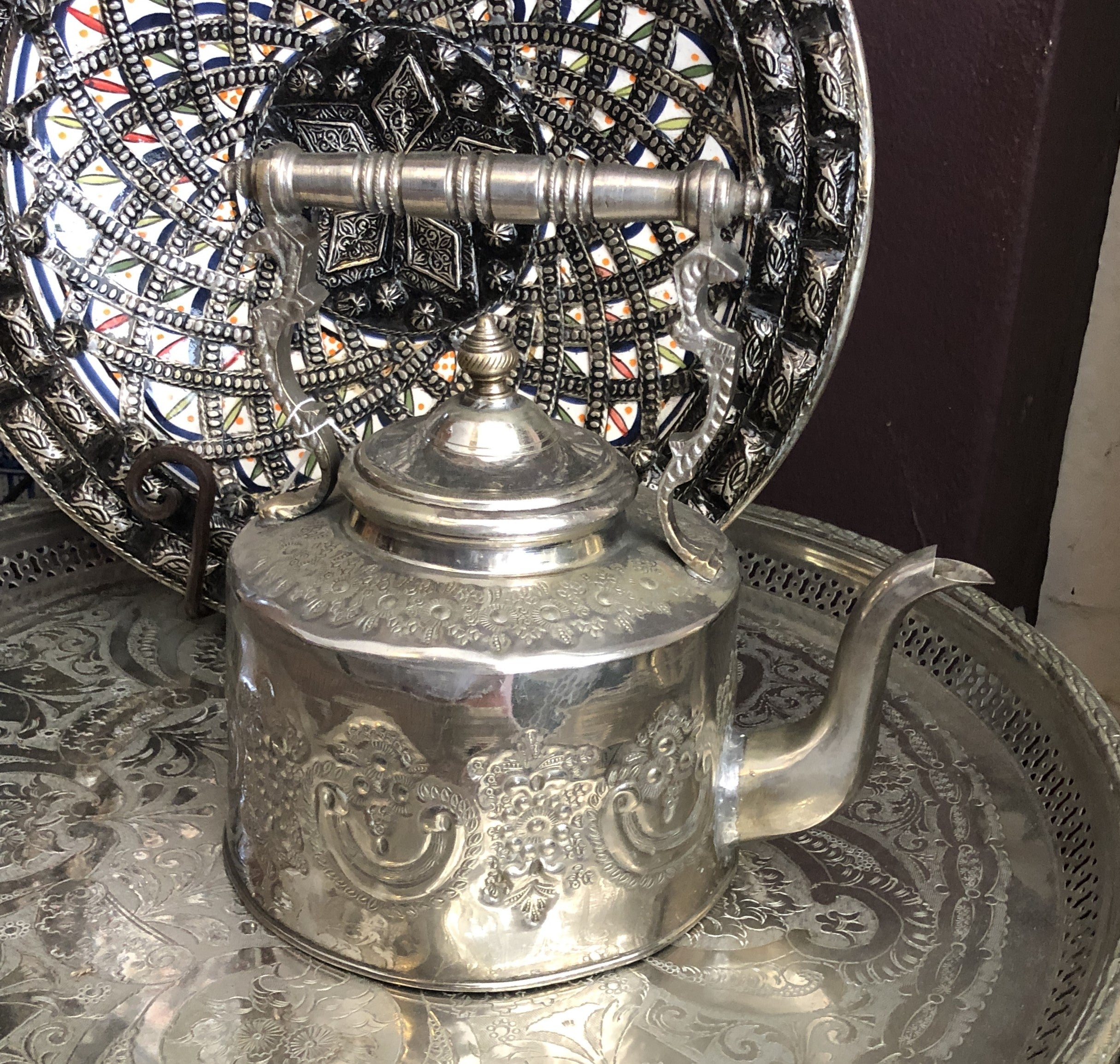 Vintage Moroccan Tea Pot