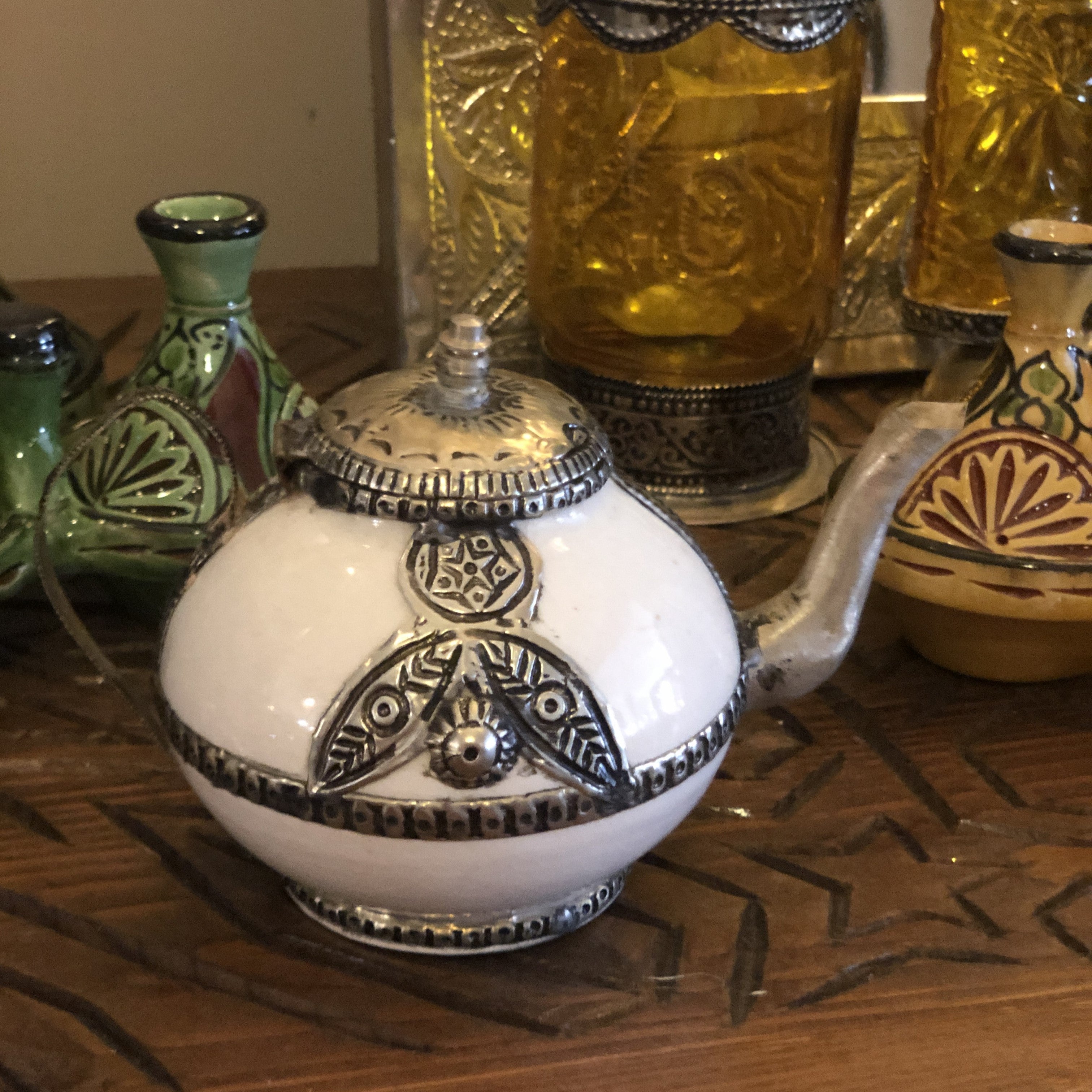 Ornamental Mini Fez Tea Pot