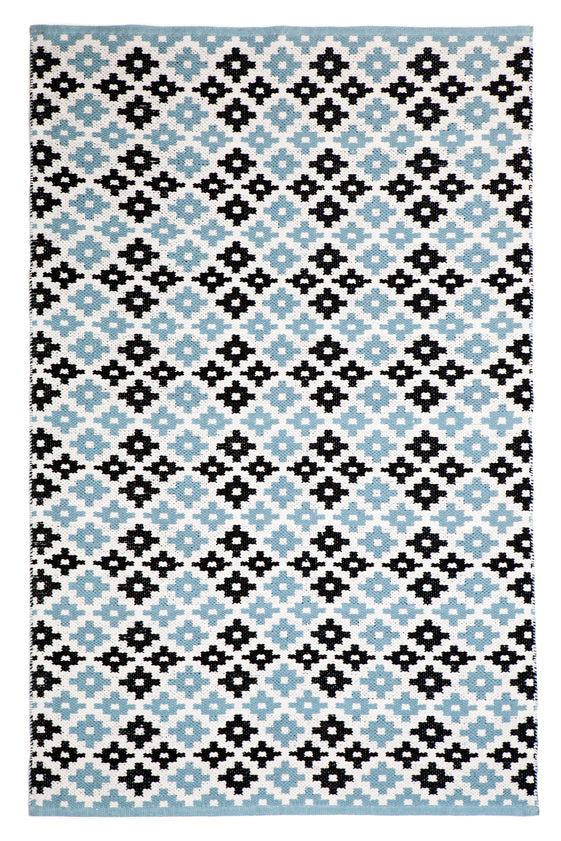 Megh Rug in Blue