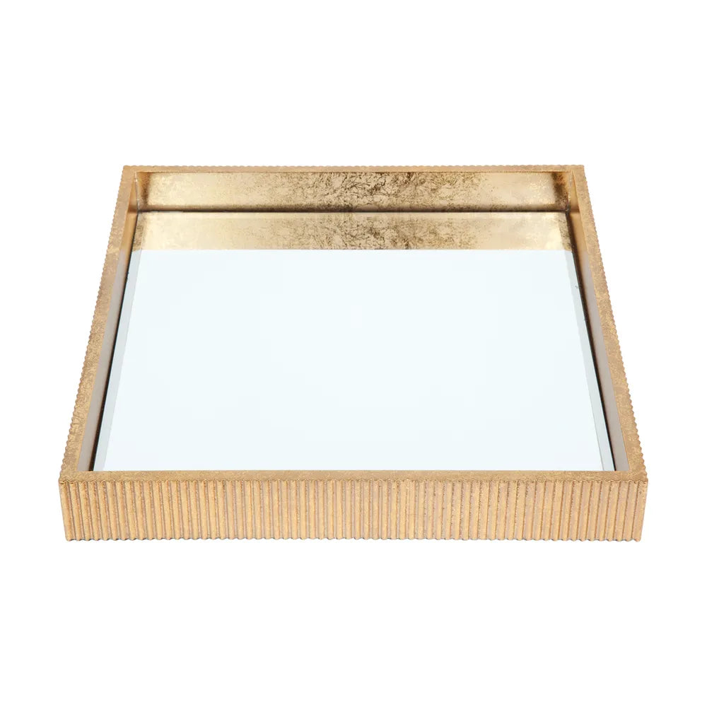 Miles Mirrored Tray Range in Gold