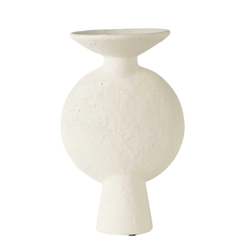 Miro Round Vase in White
