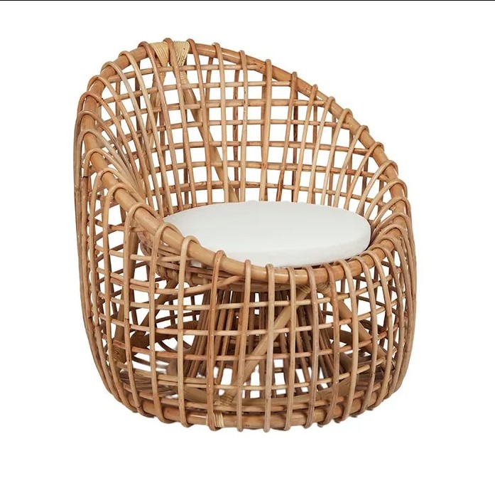 Moji Rattan Chair Natural/White