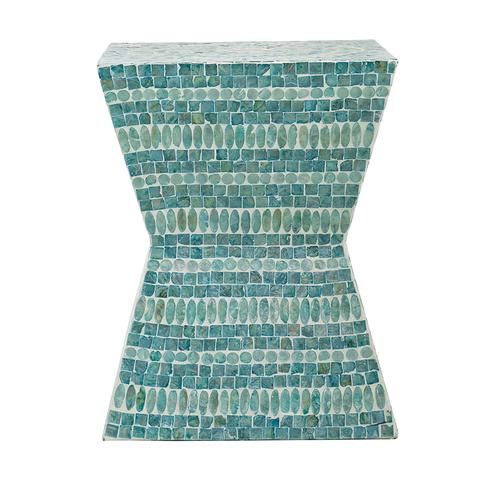 Morocco Shell Stool Side Table