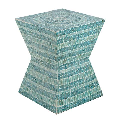 Morocco Shell Stool Side Table