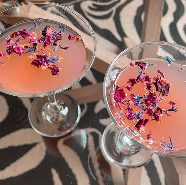 Edible Cocktail Flowers