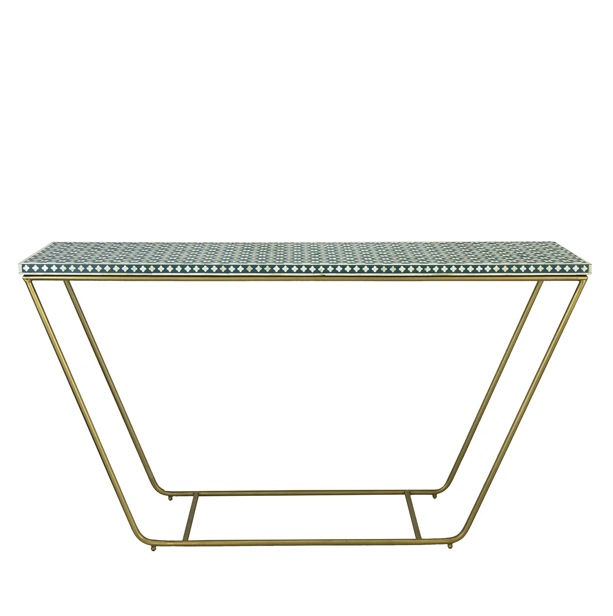 Soraya Bone Inlay Console in Jade