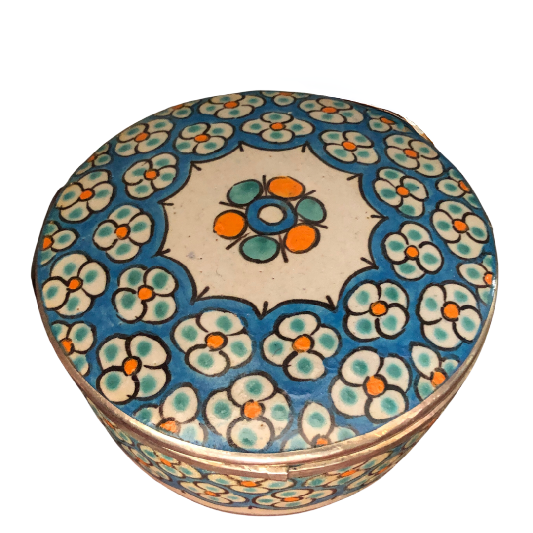 Moorish Daisy Box with Lid
