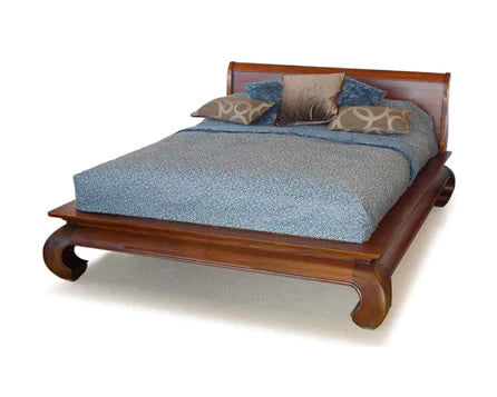 Opium Bed in Dark Mahogany