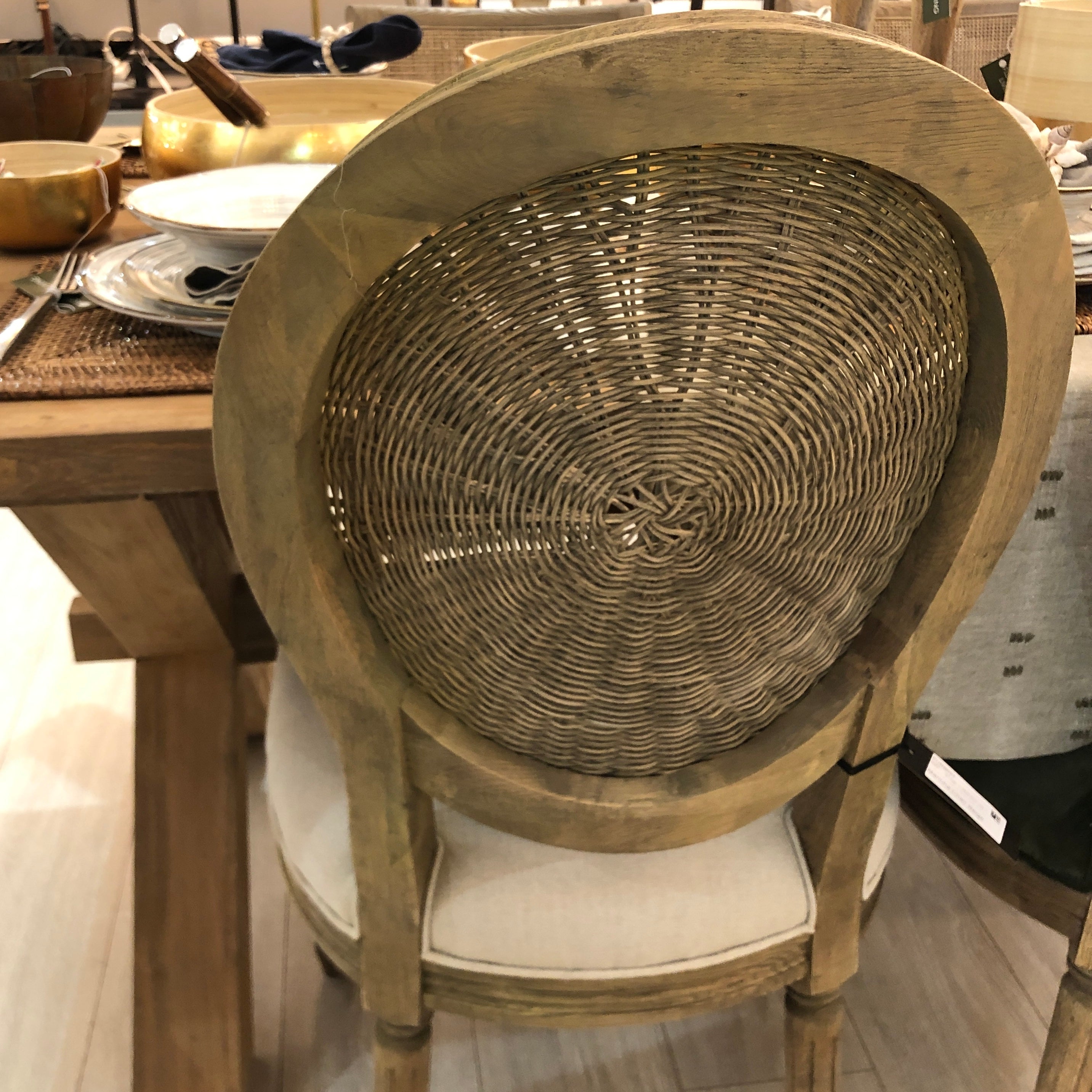 Louisana Oak Chair in Natural