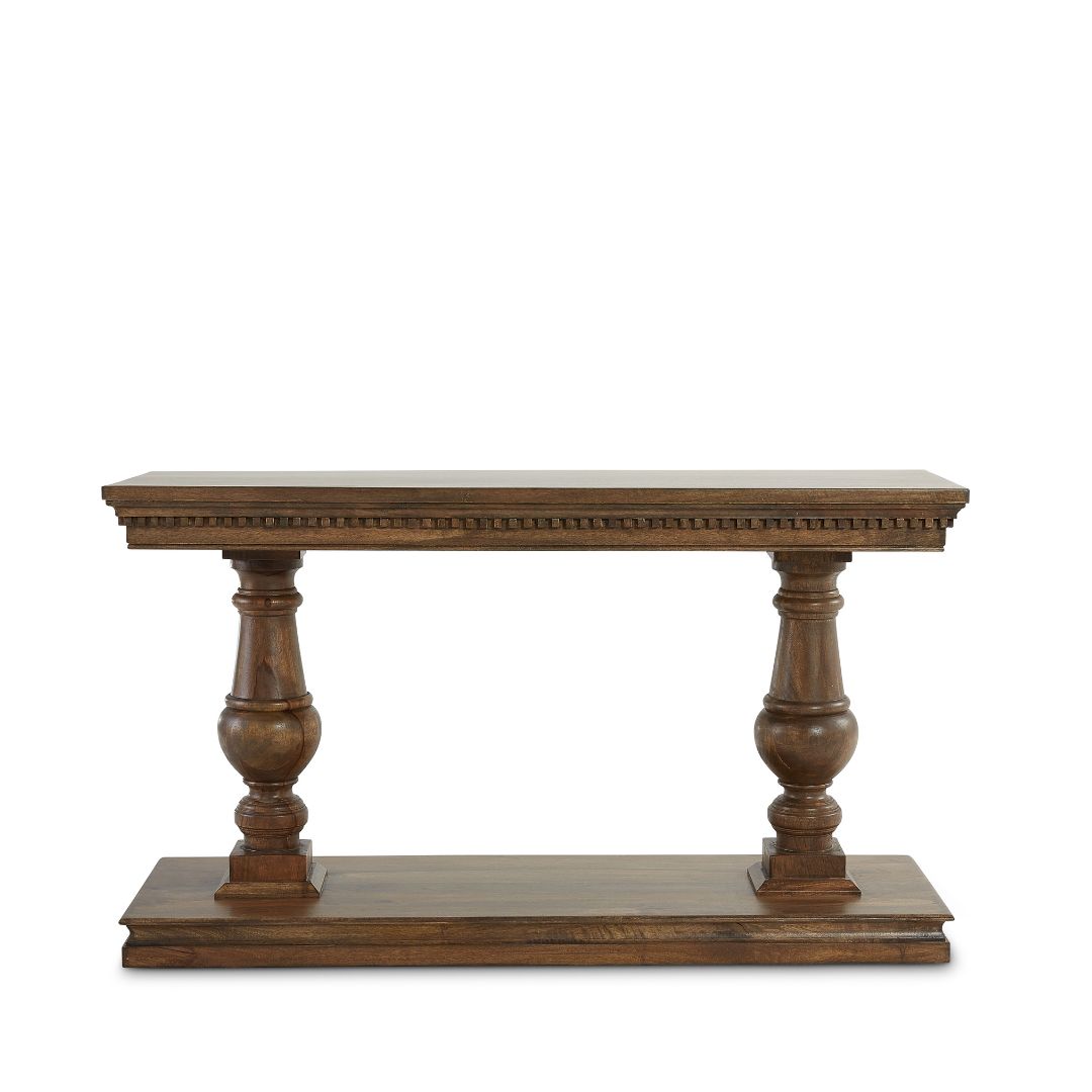 Laurent Console Table in Walnut Grey