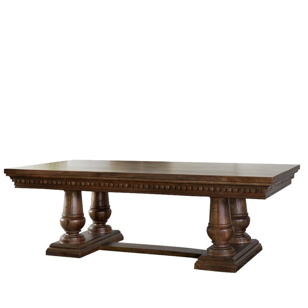 Laurent Dining Table in Walnut Grey