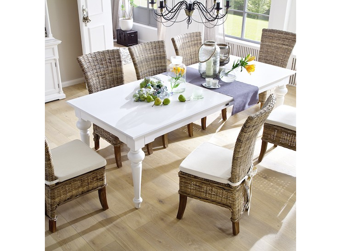Marseille Dining Table in White 240 cm