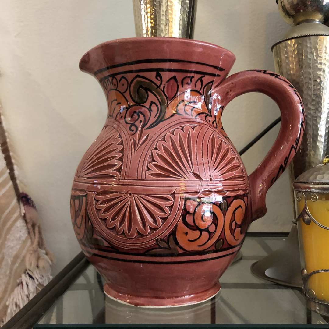 Tangier Jug in  Auburn Red