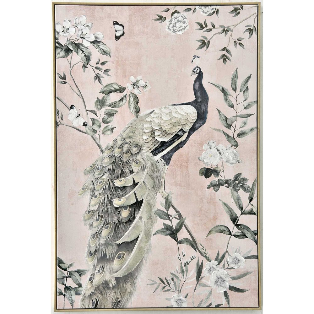 Royal Peacock Wall Art (Right Side)