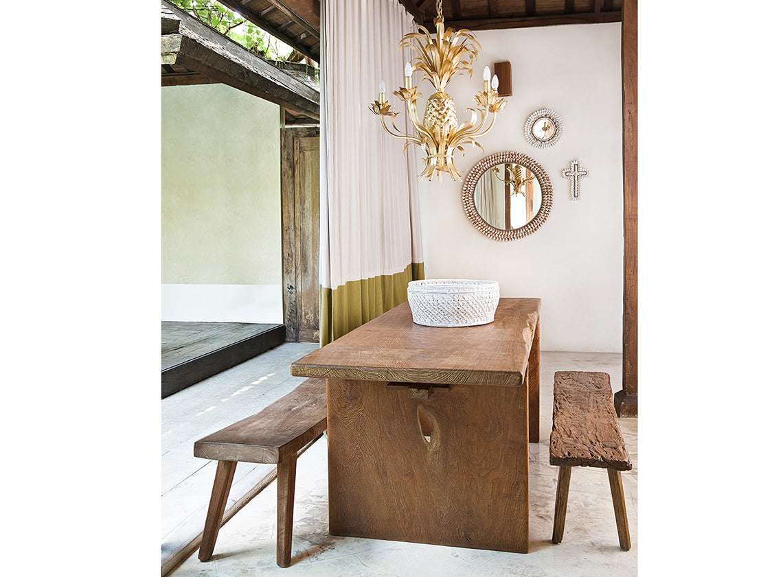 Royale Pineapple Chandelier in Gold